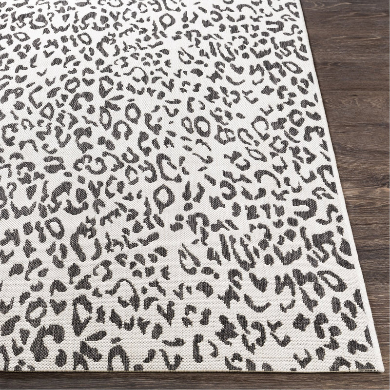 media image for Eagean EAG-2354 Indoor/Outdoor Rug in White & Black by Surya 233