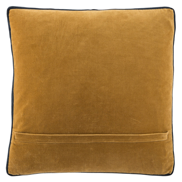 Bryn Solid Gold & Navy Pillow