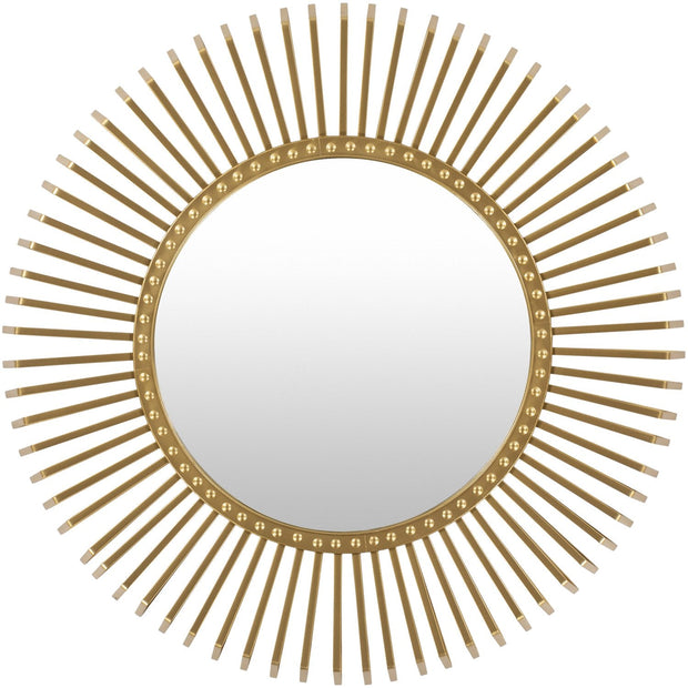 Errol ERR-001 Sunburst Mirror in Gold by Surya