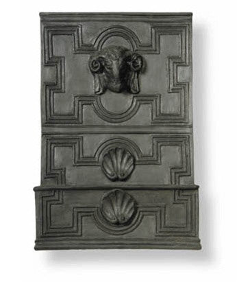 Rams Head Fountain in Faux Lead Finish design by Capital Garden Products