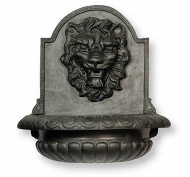 Lion Fountain in Faux Lead Finish design by Capital Garden Products