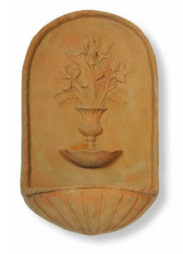 Petal Fountain in Terracotta Finish design by Capital Garden Products