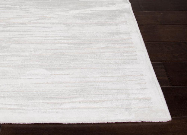 Linea Abstract White Area Rug