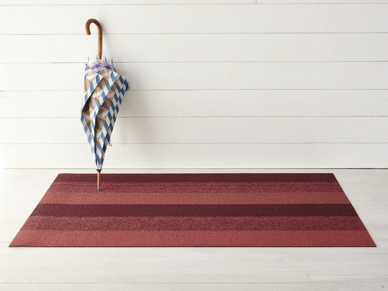media image for Marbled Stripe Shag Mat by Chilewich 288