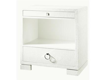 Frances 2-Drawer Side Table in Various Finishes by Burke Decor