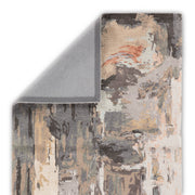 Luella Handmade Abstract Gray & Blush Area Rug