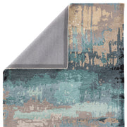 Benna Handmade Abstract Blue & Gray Area Rug