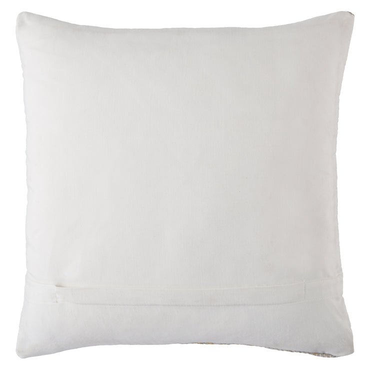 Cymbal Indoor/ Outdoor Geometric Teal & Cream Pillow
