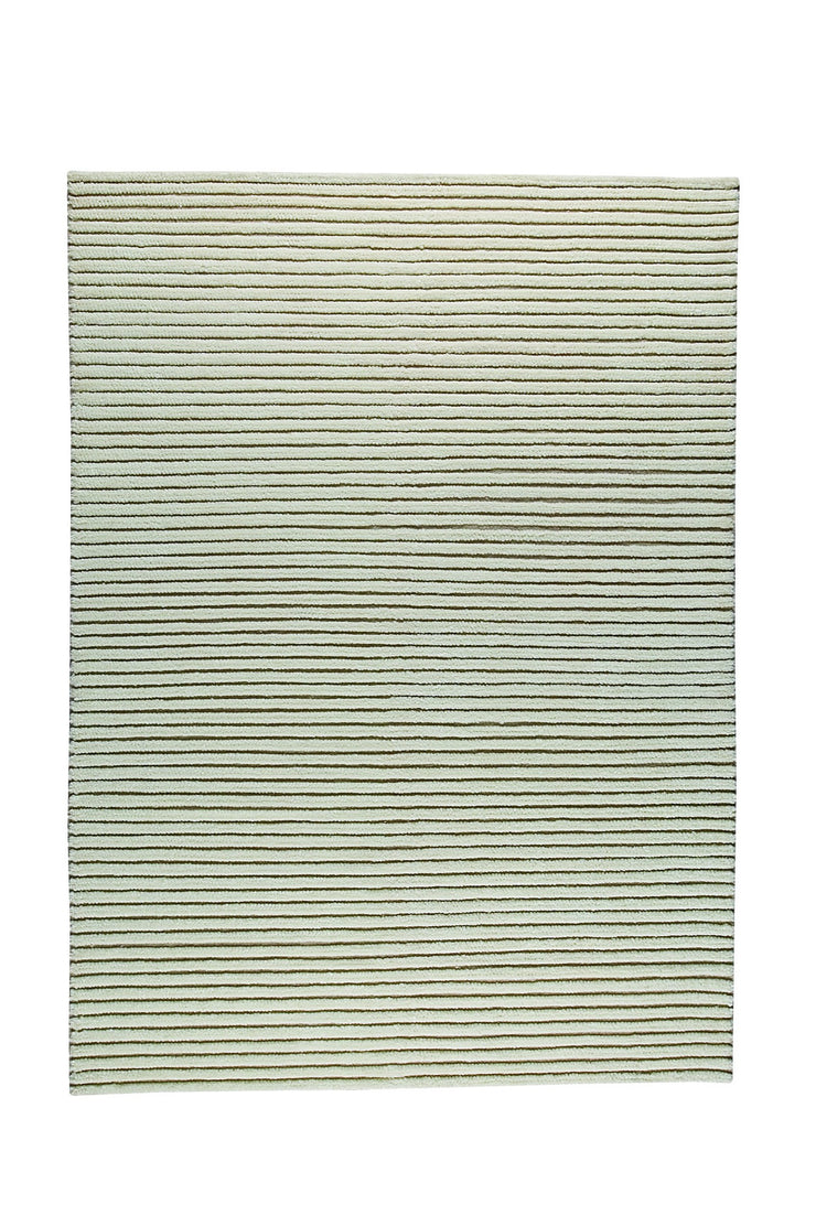 Goa Collection New Zealand Wool Area Rug in White design by Mat the Basics