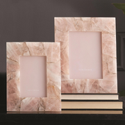 Pink Quartz Photo Frames in Various Sizes