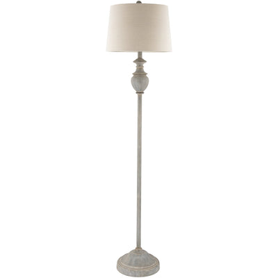 product image of Hadlee HDL-002 Floor Lamp in Grey & Natural by Surya 52