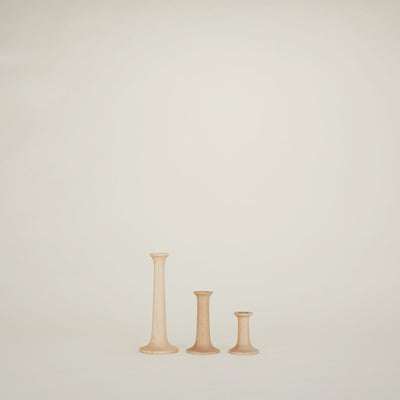 product image for Simple Oak & Maple Candle Holders in Various Sizes by Hawkins New York 38