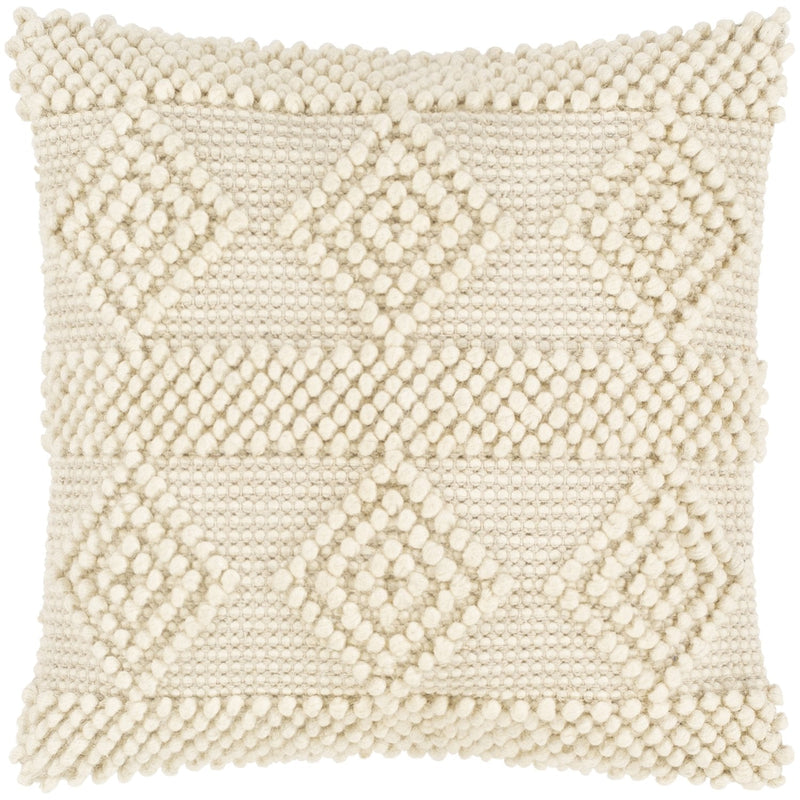 media image for Hygge HYG-003 Hand Woven Pillow in Ivory by Surya 278