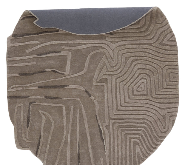 Hokona Handmade Geometric Grey Rug by Jaipur Living
