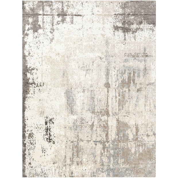 Imola IML-1005 Hand Knotted Rug in Charcoal & Cream by Surya