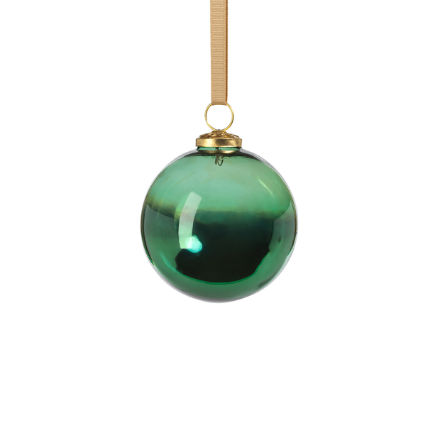 Ombre Luster Ornament - Green in Various Sizes