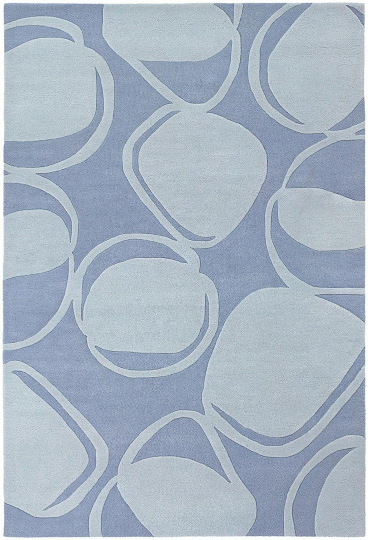 Inhabit Collection Hand-Tufted Area Rug, Blue