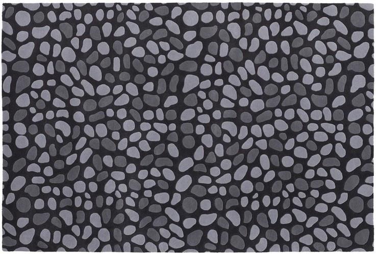 Inhabit Collection Hand-Tufted Area Rug, Blue Pebbles