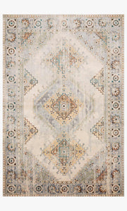 Isadora Rug in Oatmeal & Silver by Loloi II