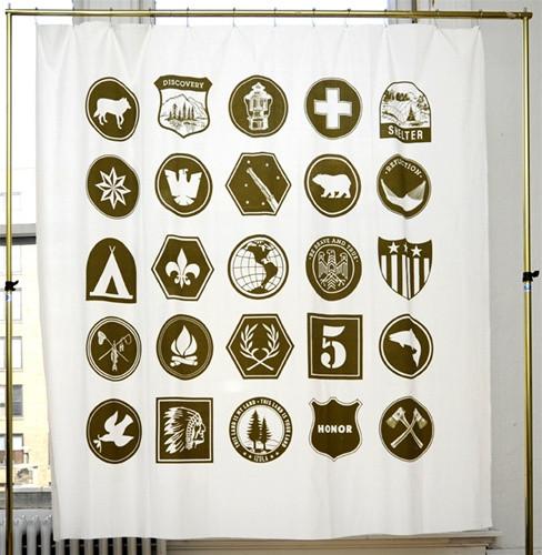 Scout Shower Curtain design by Izola