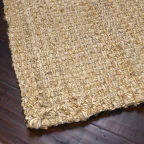Jute Woven Collection Area Rug in Brown