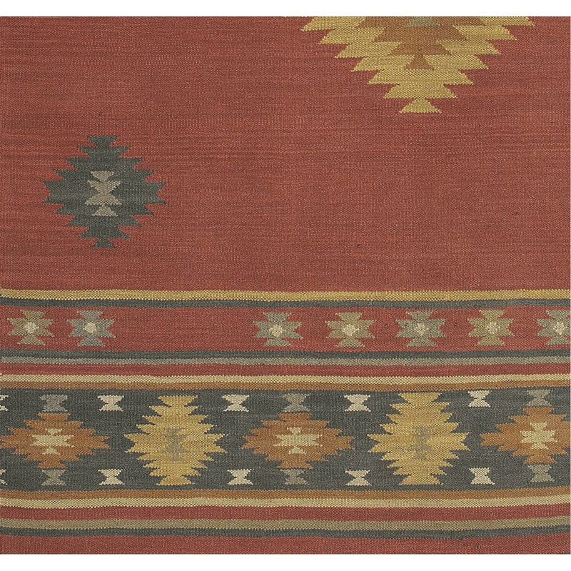 media image for Jewel Tone JT-1033 Hand Woven Rug in Dark Red & Navy by Surya 226