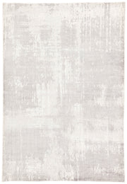 Arabella Handmade Abstract Light Gray & White Area Rug