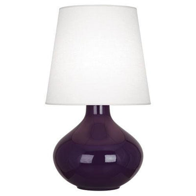 product image for June Table Lamp (Multiple Colors) with Oyster Linen Shade design by Robert Abbey 51