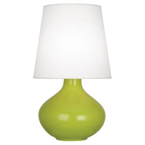 media image for June Table Lamp (Multiple Colors) with Oyster Linen Shade design by Robert Abbey 226
