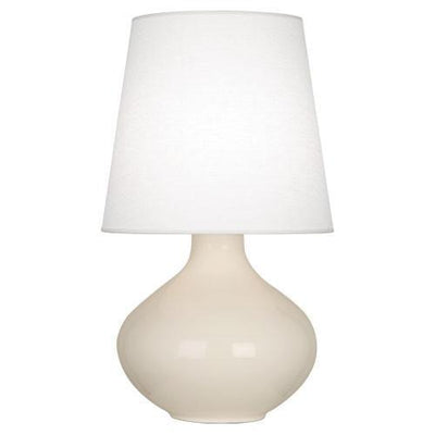 product image for June Table Lamp (Multiple Colors) with Oyster Linen Shade design by Robert Abbey 95