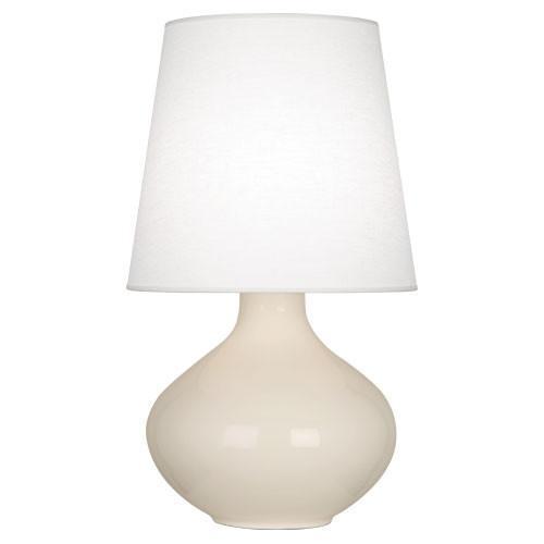 media image for June Table Lamp (Multiple Colors) with Oyster Linen Shade design by Robert Abbey 223
