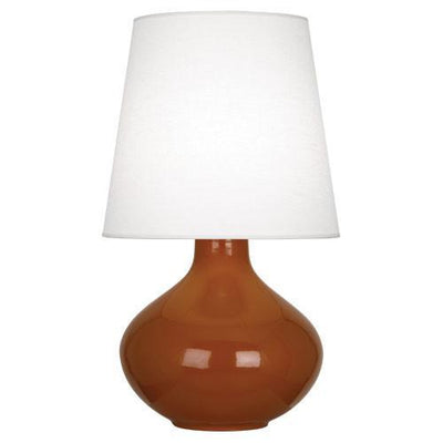 product image for June Table Lamp (Multiple Colors) with Oyster Linen Shade design by Robert Abbey 17