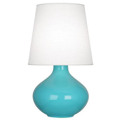 product image for June Table Lamp (Multiple Colors) with Oyster Linen Shade design by Robert Abbey 49