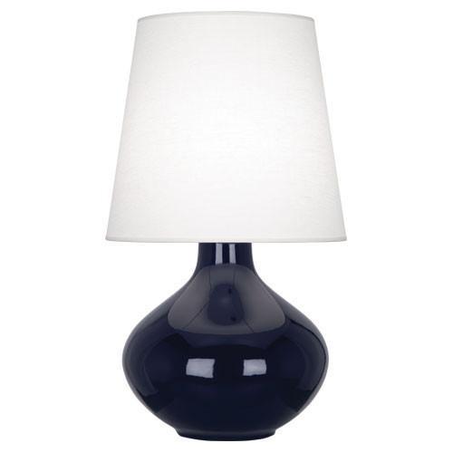 media image for June Table Lamp (Multiple Colors) with Oyster Linen Shade design by Robert Abbey 294
