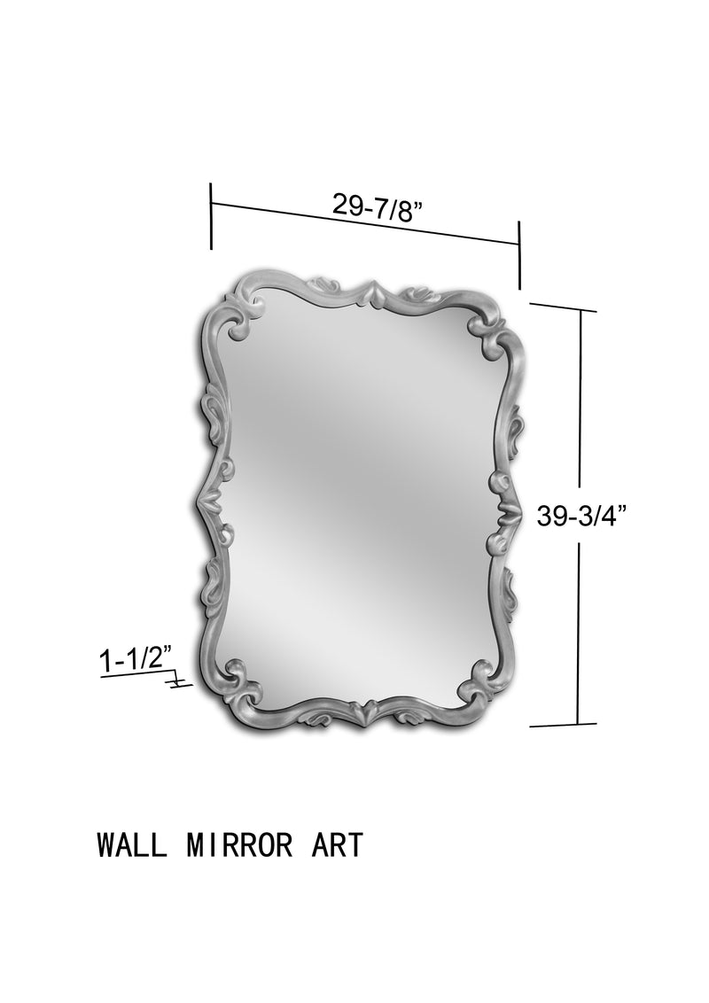 media image for Kimball Wall Mirror in Silver by Surya 252