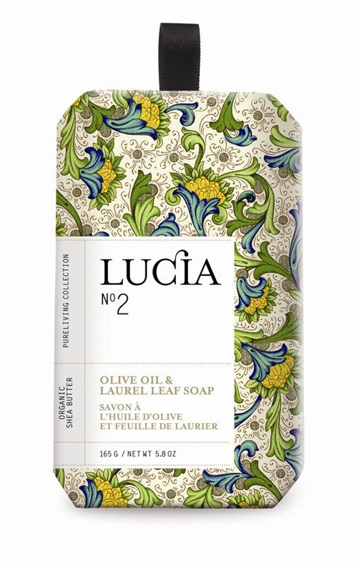 Lucia Olive Blossom & Laurel Soap design by Lucia