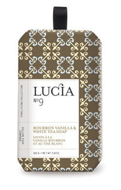 Lucia Bourbon Vanilla and White Tea Soap design by Lucia
