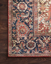 Layla Rug in Red & Navy by Loloi II