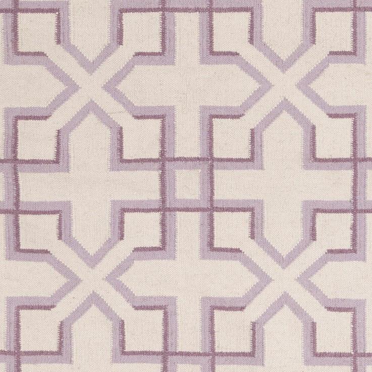 media image for Lima Collection Hand-Woven Area Rug, Beige & Purple 213