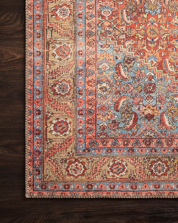 Loren Rug in Red & Multi by Loloi