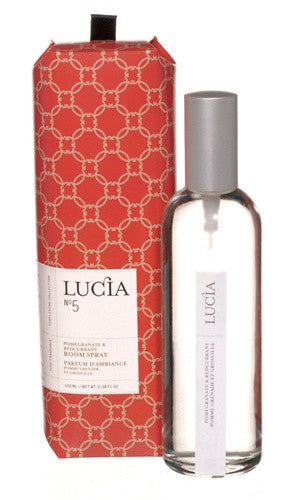 Lucia Pomegranate & Red Currant Room Spray design by Lucia