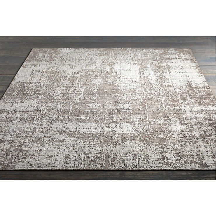 Lucknow LUC-2302 Hand Knotted Rug in Ivory & Taupe by Surya