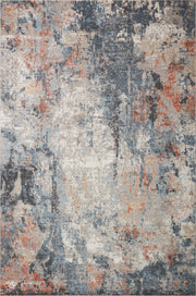 Maeve Rug in Silver / Apricot by Loloi II