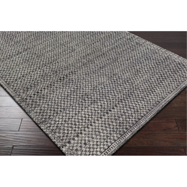 Malaga MAG-2300 Hand Knotted Rug in Khaki & Black by Surya