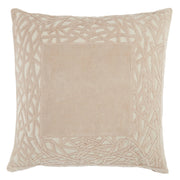 Birch Trellis Pillow in Tan by Jaipur Living