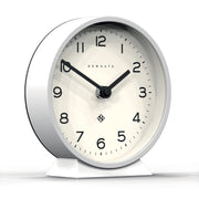 M Mantel Clock in White design by Newgate