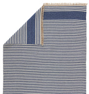 Strand Indoor/Outdoor Striped Blue & Beige Rug by Jaipur Living