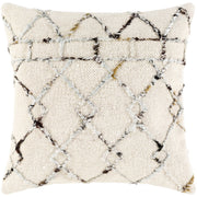 Nettie NET-001 Hand Woven Pillow in Khaki by Surya