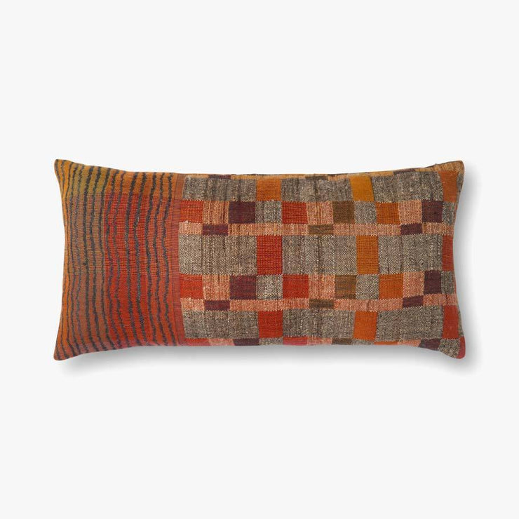 Rust & Multi-Colored Pillow by ED Ellen DeGeneres Crafted by Loloi