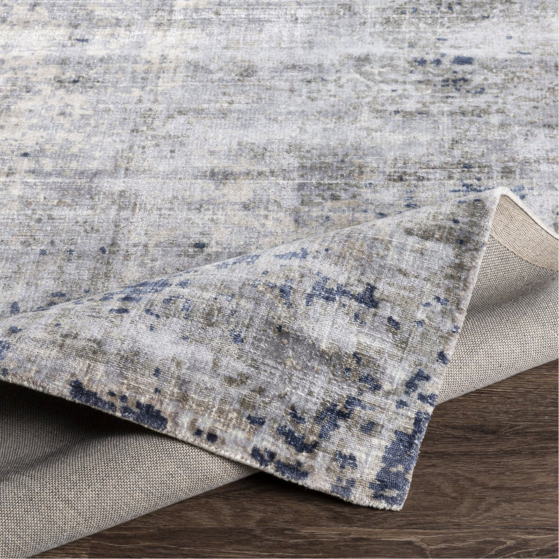 media image for Park Avenue PAV-2300 Hand Loomed Rug in Medium Grey & Dark Blue by Surya 228